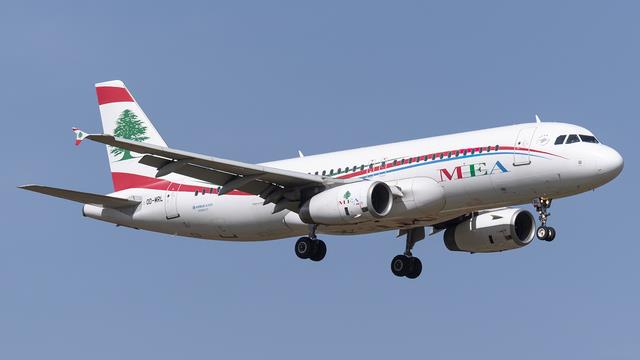 OD-MRL:Airbus A320-200:Middle East Airlines